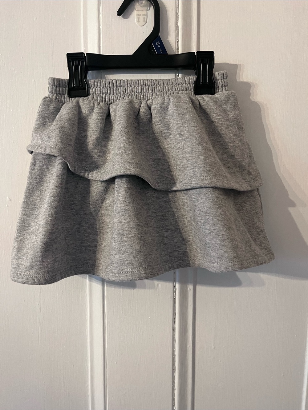 Lands' End Girls Gray Layered Ruffle Skort